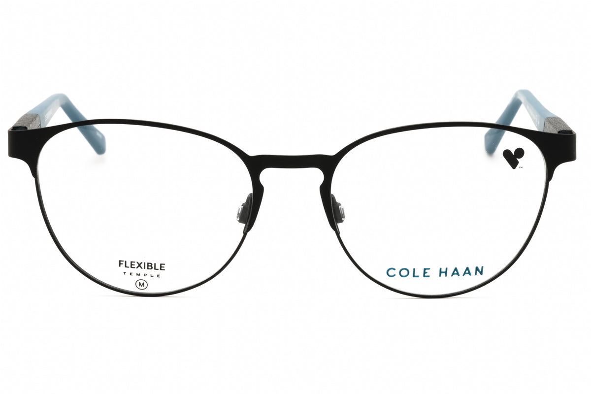 COLE HAAN CH4522-001 BLACK Round Eyeglasses 53mm Eyeglasses