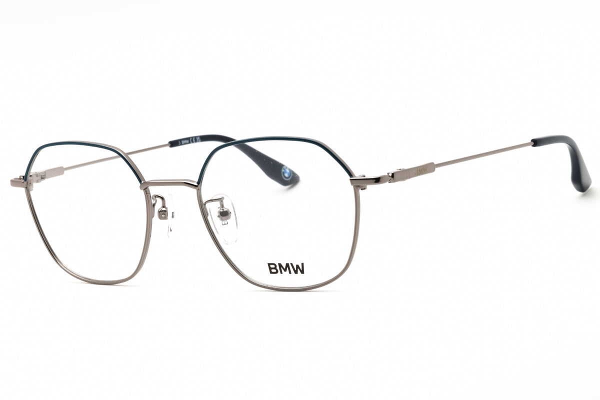 BMW BW5095-H-012 shiny dark ruthenium Round Eyeglasses 50mm Eyeglasses