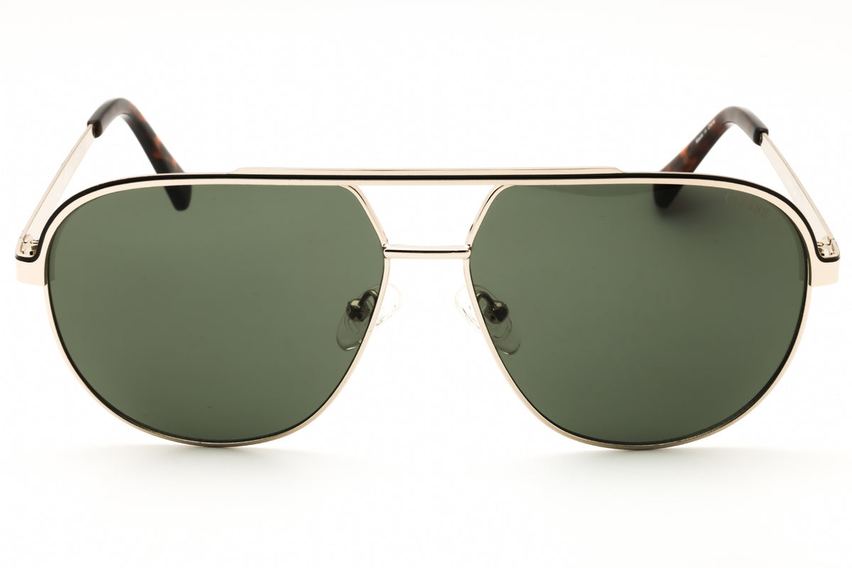 Guess Factory GF00070-32N gold Aviator Sunglasses 60mm Sunglasses