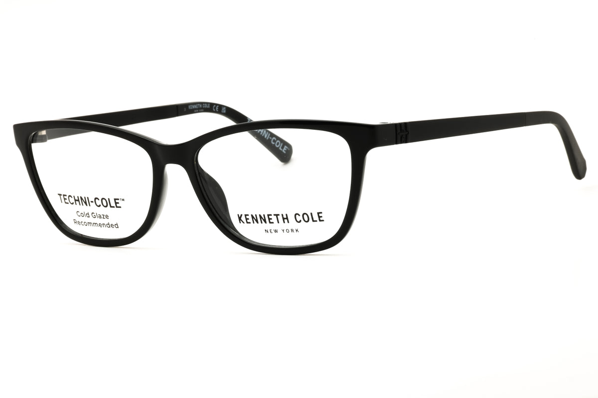 Kenneth Cole New York KC50005-001 shiny black Rectangular Eyeglasses 53mm Eyeglasses