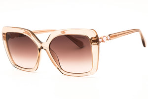 Swarovski SK6049-106313 Transparent Beige Oversized Sunglasses 57mm