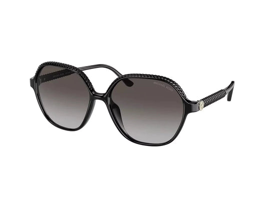 Michael Kors 0MK2186U-30058G-58 Black Rectangle SUNGLASSES 0mm Sunglasses