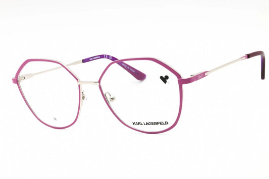 Karl-Lagerfeld KL346-628 eyeglasses in strawberry frame with clear lenses