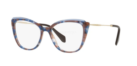 Miu Miu 0MU02QV-1081O1-51 Havana Square EYEGLASSES 51mm Eyeglasses