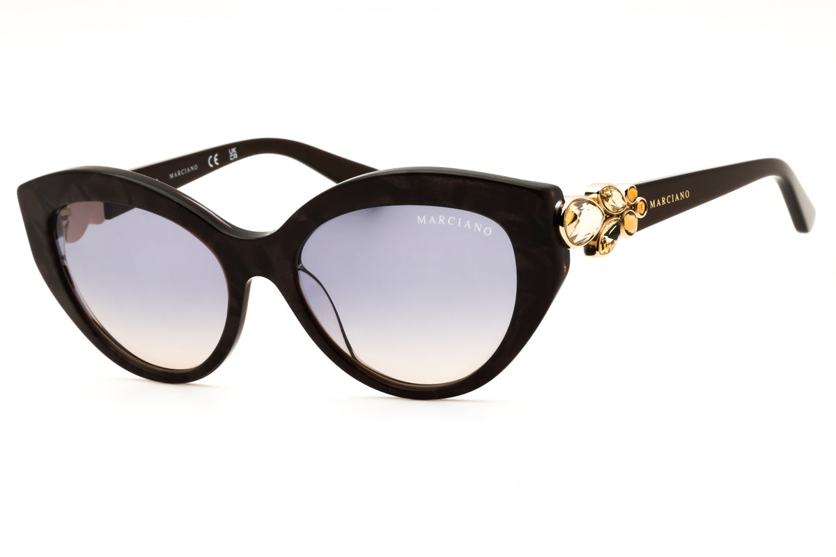 Guess by Marciano GM00033-50W dark brown Cat eye Sunglasses 54mm Sunglasses