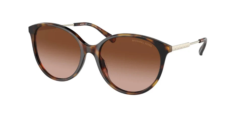 Michael Kors 0MK2168-39043B-56 Amber Tortoise Butterfly SUNGLASSES 56mm Sunglasses