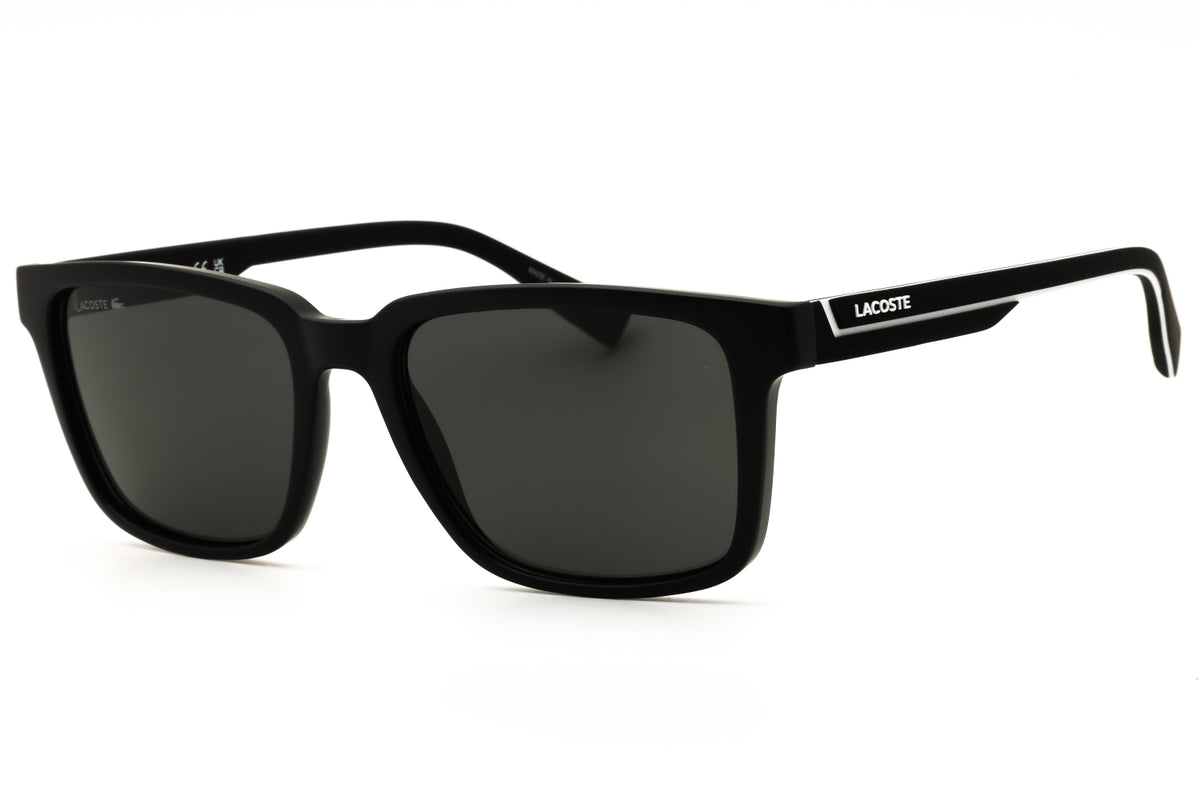 Lacoste L6032S N-002 MATTE BLACK Rectangular Sunglasses 54mm Sunglasses