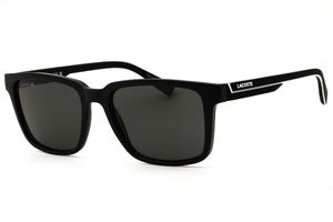 Lacoste L6032S N-002 Matte Black Rectangular Sunglasses 54mm