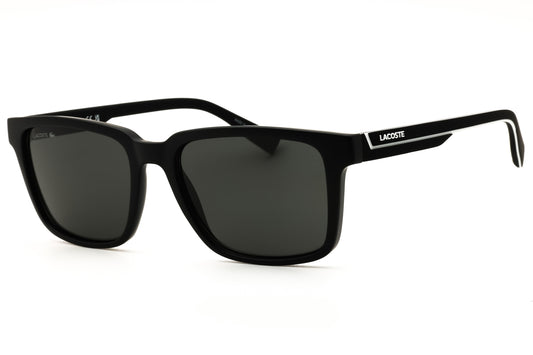 Lacoste L6032S N-002 MATTE BLACK Rectangular Sunglasses 54mm Sunglasses