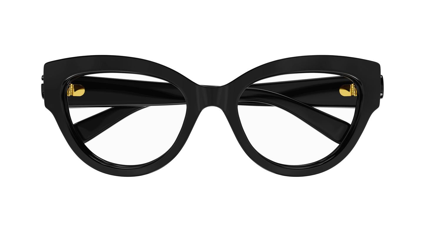 Gucci GG1598o-001 51mm New Eyeglasses
