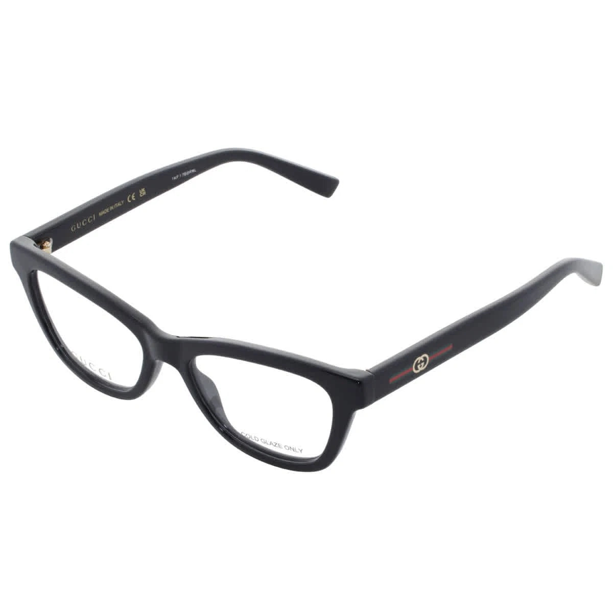 Gucci GG1983O-001 Black Cat Eye Eyeglasses 52mm Eyeglasses