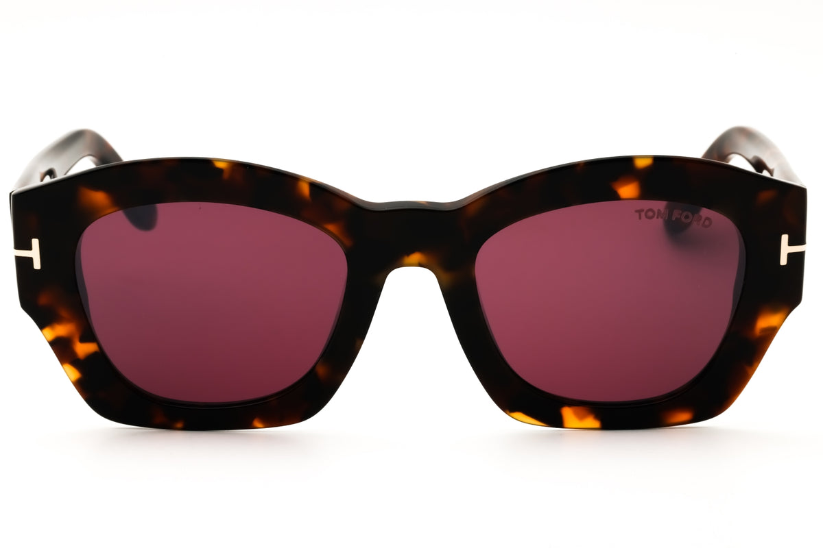 Tom Ford FT1083-52T dark havana Rectangular Sunglasses 52mm Sunglasses