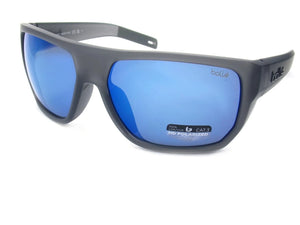 Bolle 12661 Grey Crystal Matte Square Sunglasses 58mm Sunglasses