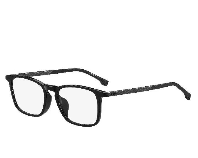 Hugo Boss BOSS1716/F-807-52 Black Rectangle Eyeglasses 52mm Eyeglasses