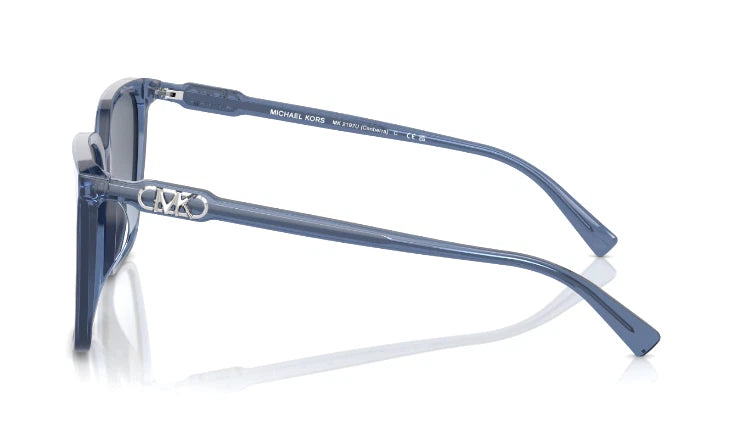 Michael Kors 0MK2197U-39568F-56 Blue Round SUNGLASSES 56mm Sunglasses