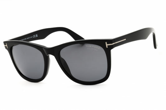 Tom Ford FT1099-N-01D shiny black Rectangular Sunglasses 52mm Sunglasses