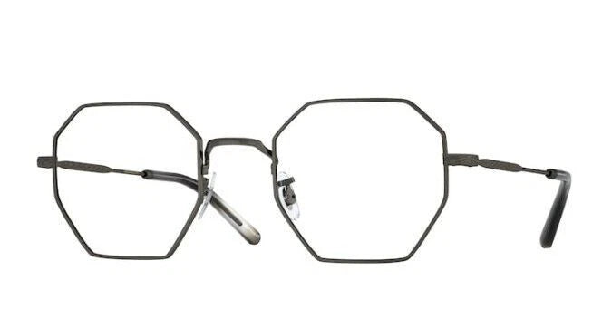 Oliver Peoples 0OV1312-5289-47 Antique Pewter Rectangle EYEGLASSES 0mm Eyeglasses