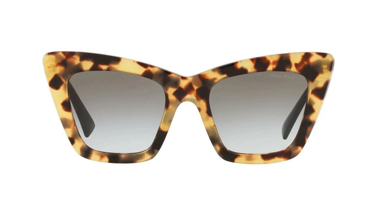 Miu Miu 0MU01WS-7S00A7-50 Light Havana Square SUNGLASSES 0mm Sunglasses