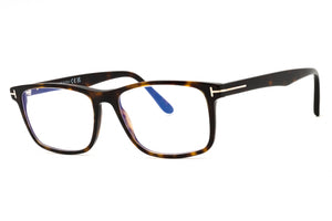 Tom Ford FT5752-B-052 Dark Havana Rectangular Eyeglasses 55mm Eyeglasses