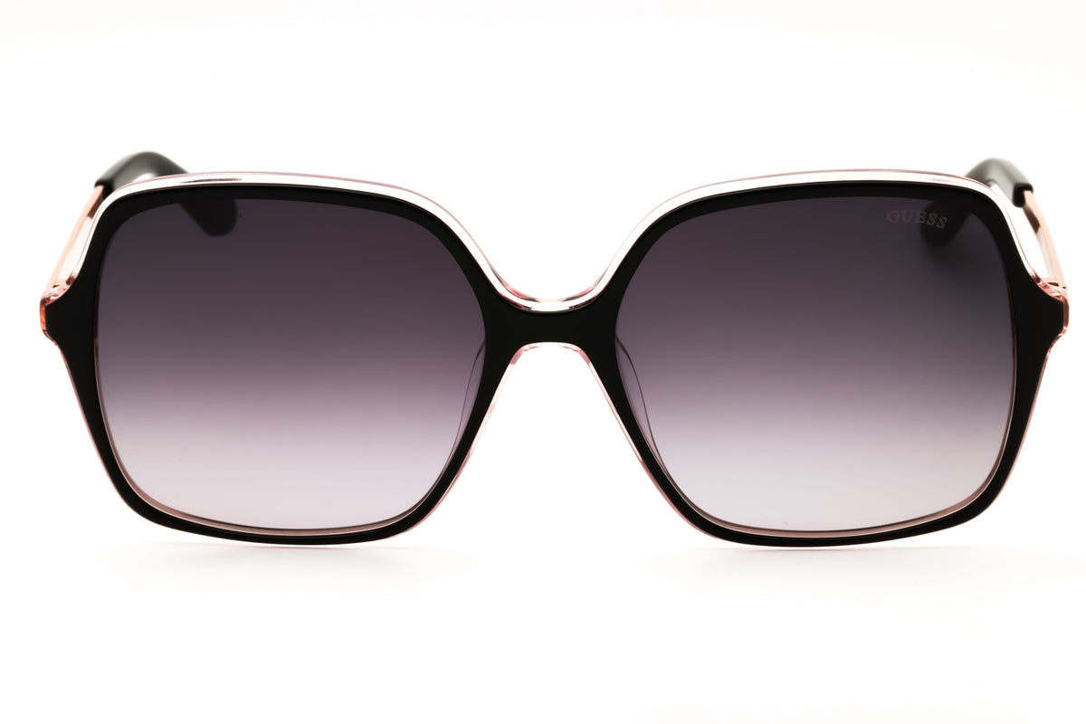 Guess GU00270-01B shiny black Oversized Sunglasses 57mm Sunglasses
