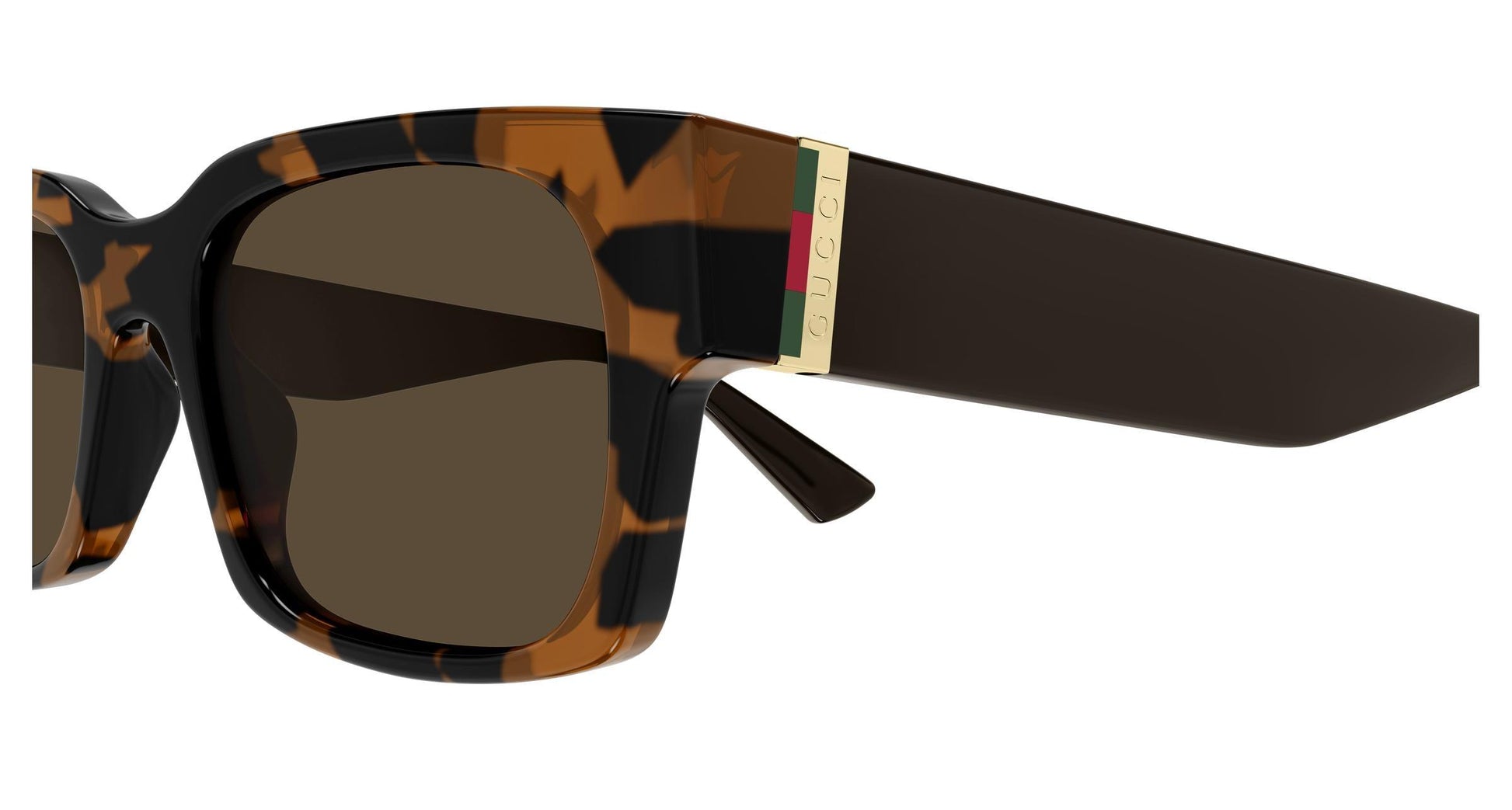 Gucci GG2084S-003 sunglasses in brown frame with havana brown brown lenses