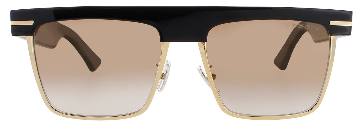 Cutler And Gross CGSN-1359-56-01 BLACK TAXI  Women's Sunglasses 56mm Sunglasses