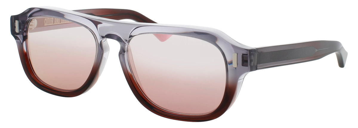 Cutler And Gross CGSN-1319-55-05 REVERSE GRAD SHERRY  Men's Sunglasses 55mm Sunglasses