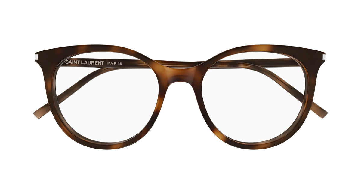 Yves Saint Laurent SL 891-003 Brown Cat Eye Eyeglasses 52mm Eyeglasses