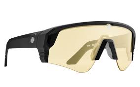 Spy MONOLITH SPEED-Matte Black/Happy Low Light Yellow 142mm New Sunglasses