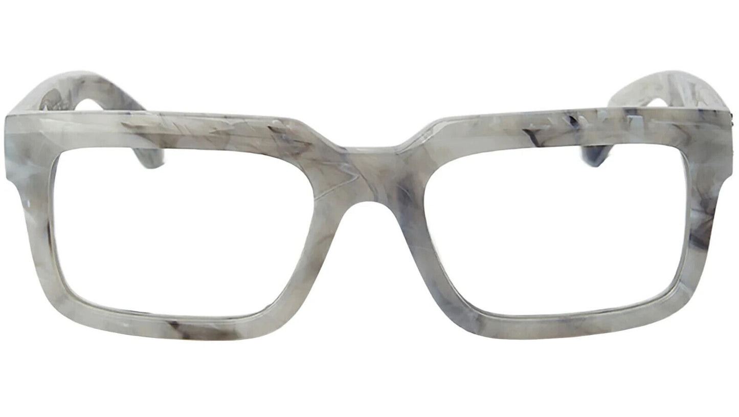 Off-White Style 42 Marble Blue Block Light 54mm New Eyeglasses
