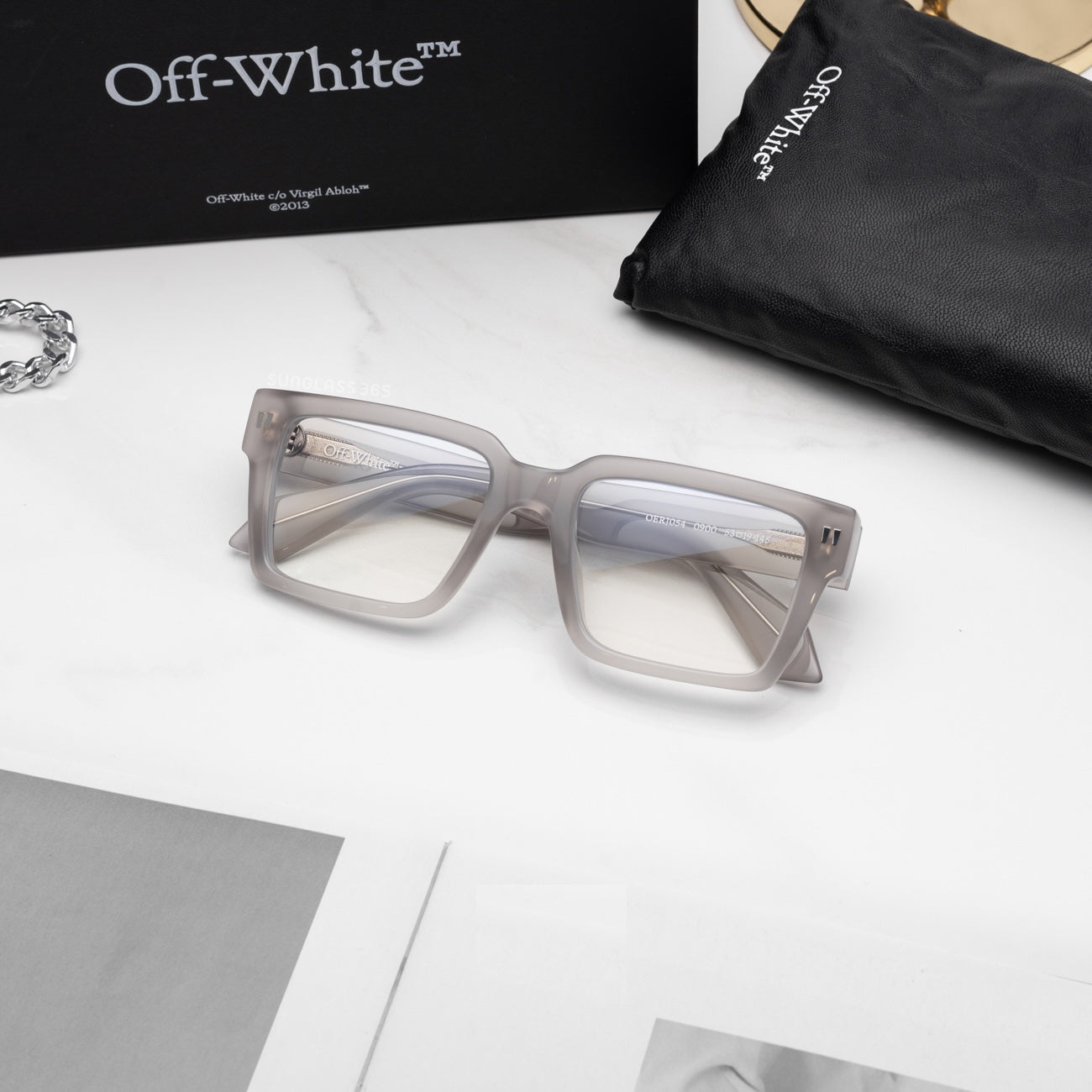 Off-White OERJ054S24PLA0010900 53mm New Eyeglasses