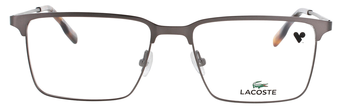 Lacoste L2296-N-033-55 MATTE GUNMETAL  Men's Eyeglasses 55mm Eyeglasses