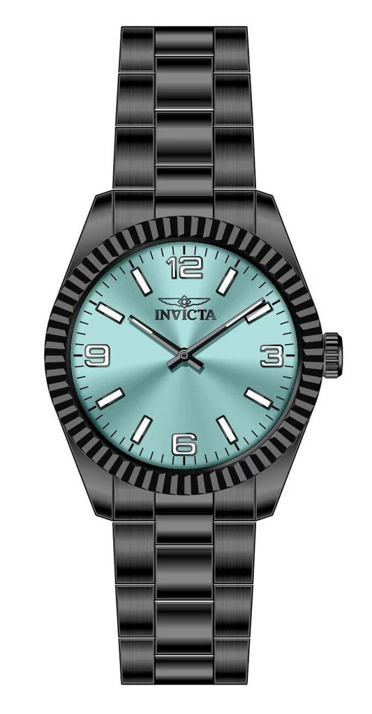 Invicta 50574 watch with tiffany blue dial and stainless steel band