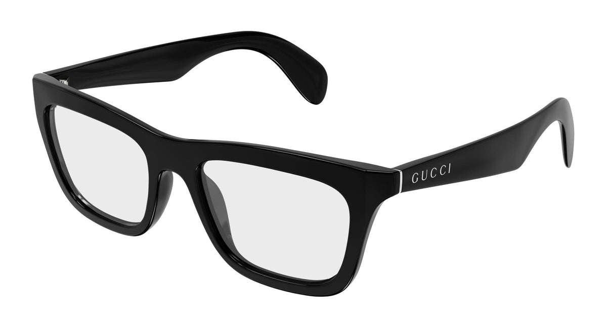 Gucci GG1933o-001 eyeglasses in black frame with clear lenses