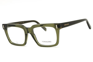 Salvatore Ferragamo SF2993-320 Transparent Khaki Rectangular Eyeglasses 53mm