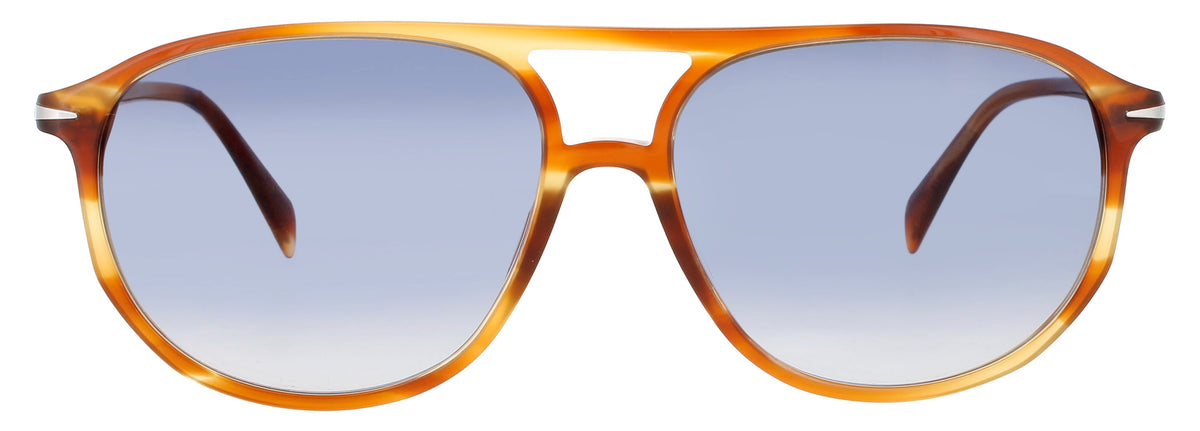 David Beckham DB-1159/S-EX4/2A BROWN HORN  Men's Sunglasses 58mm