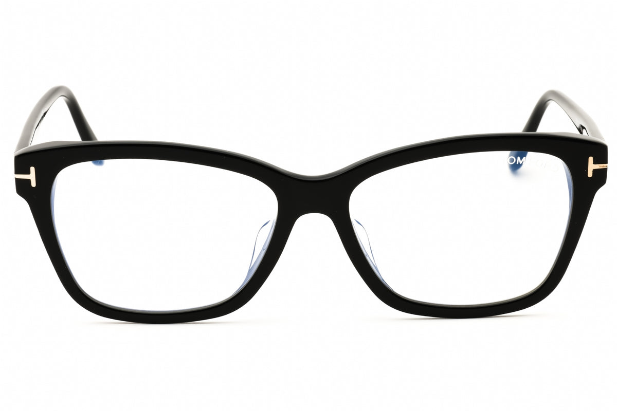 Tom Ford FT5597-F-B-001 shiny black Cat eye Eyeglasses 54mm Eyeglasses