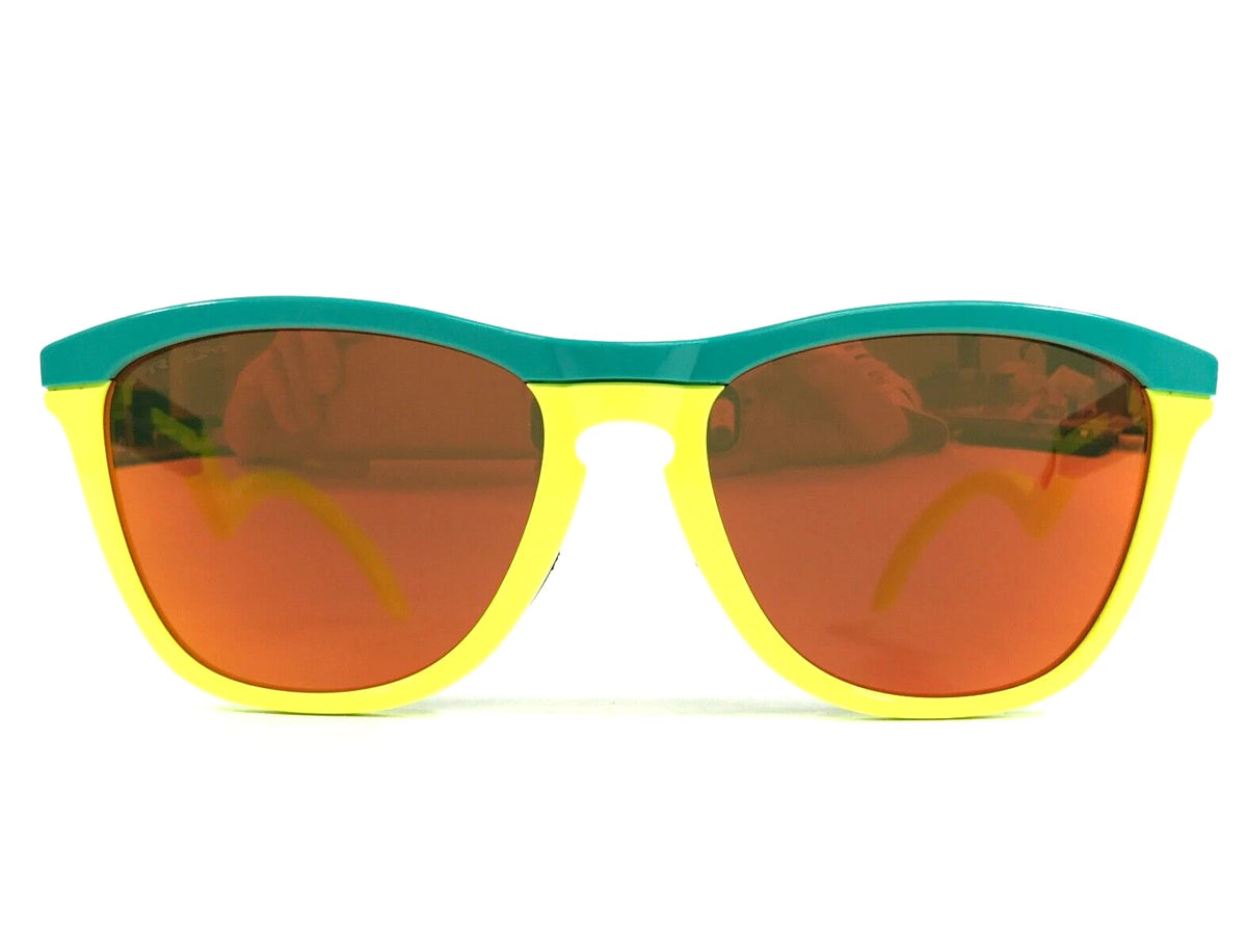 Oakley OO9289-0255 Green Yellow Rectangle Sunglasses 0mm Sunglasses