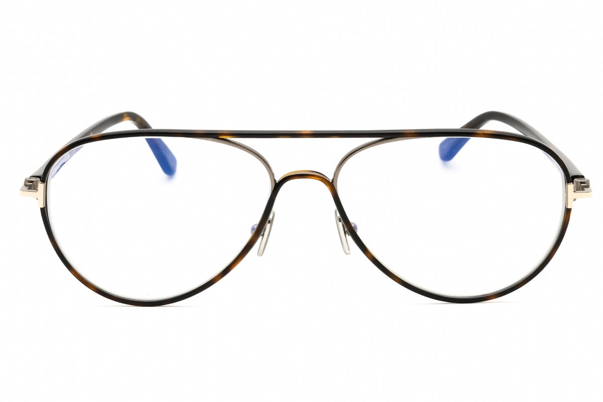 Tom Ford FT5897-B-052 Havana Aviator Eyeglasses 57mm Eyeglasses