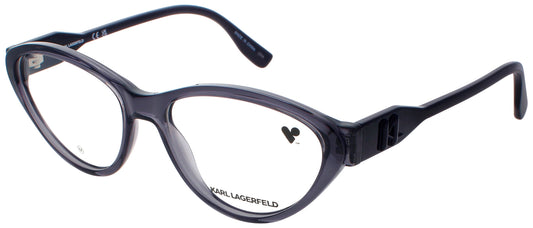Karl Lagerfeld KL6109-020-54 eyeglasses in grey frame with demo lenses
