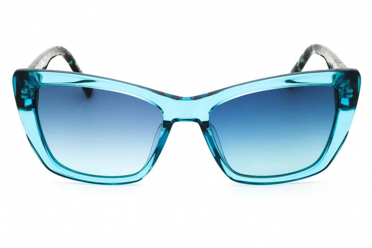 DKNY DK554S-430 CRYSTAL TURQUOISE Cat eye Sunglasses 54mm Sunglasses