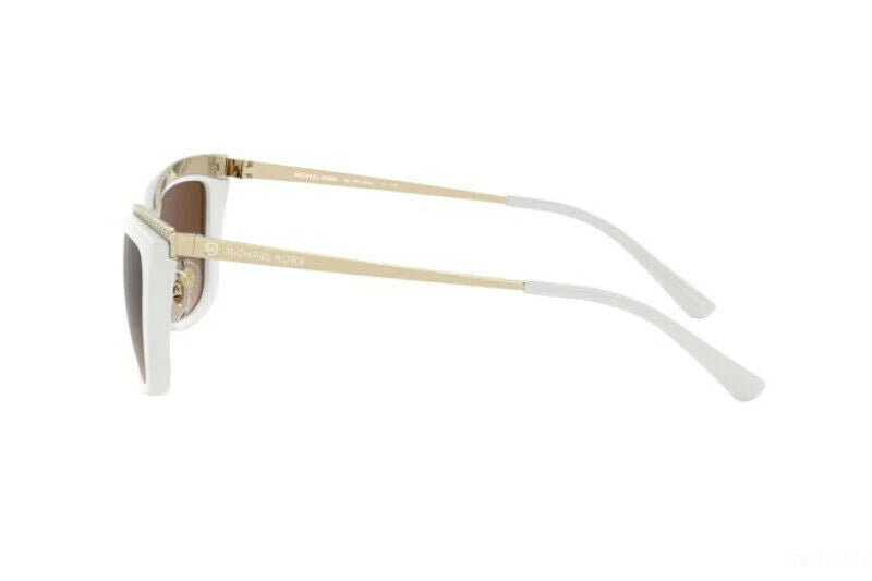 Michael Kors 0MK1064-111413-56 Light Gold/white Irregular SUNGLASSES 56mm Sunglasses
