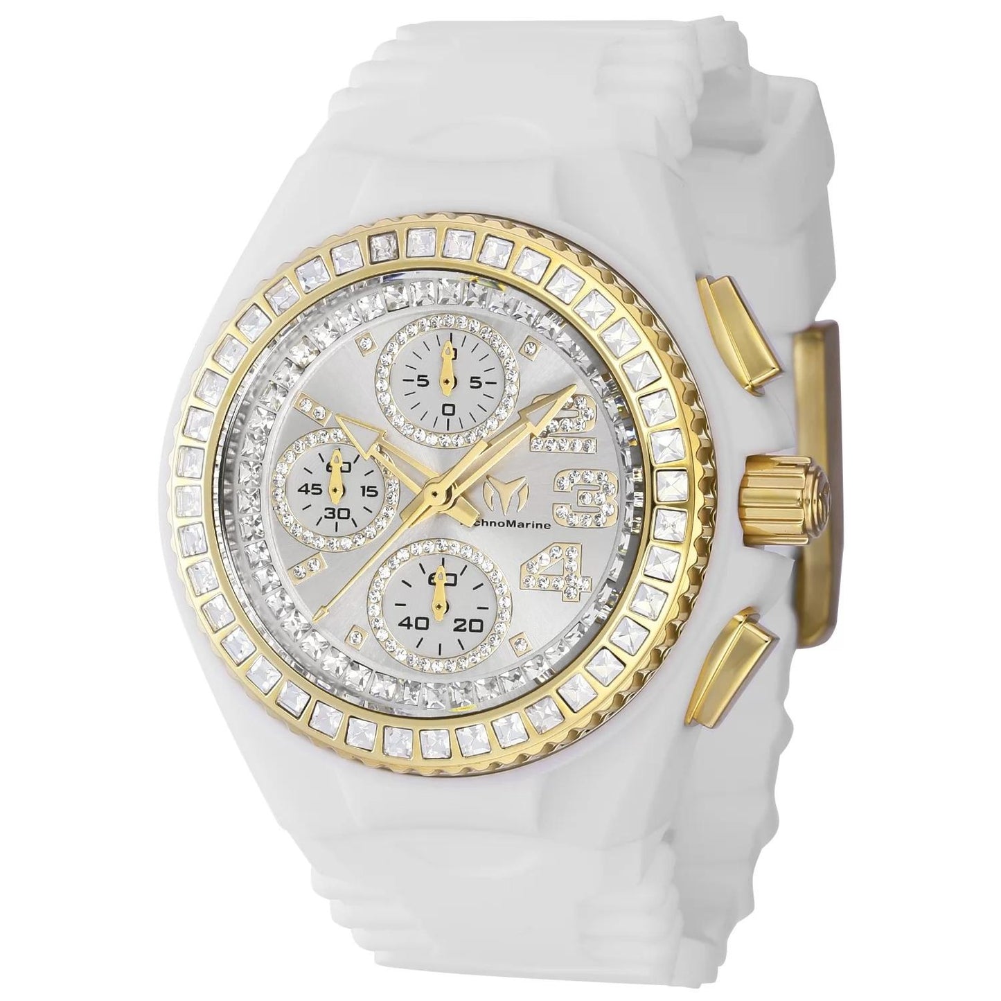 TechnoMarine TM-121198 TM-121198 Watch - Silver Dial Leather Band