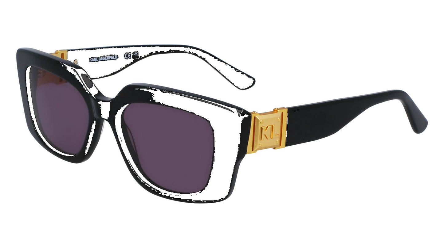 Karl Lagerfeld KL6125S-001-5217 52mm New Sunglasses