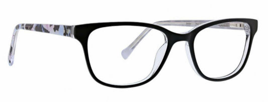 Vera Bradley Emelie Plum Pansies 4816 48mm New Eyeglasses