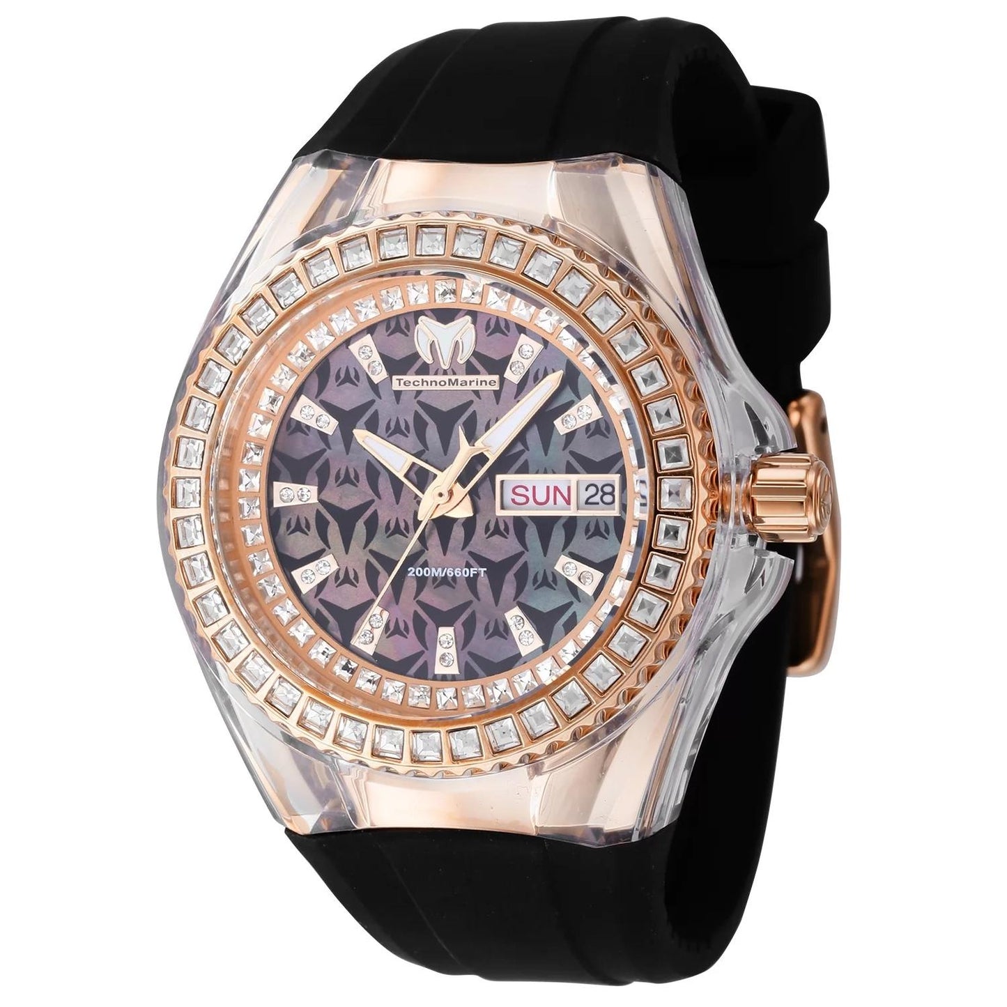 TechnoMarine TM-121176 TM-121176 Watch - Silver Dial Leather Band