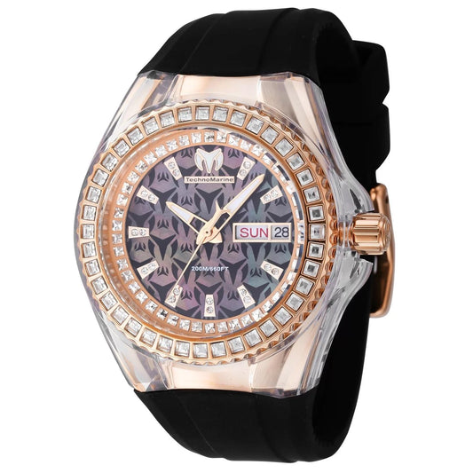 TechnoMarine TM-121176 TM-121176 Watch - Silver Dial Leather Band