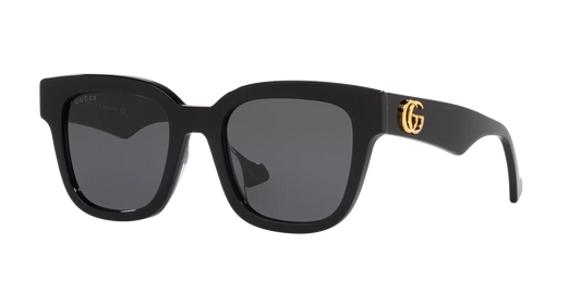 Gucci GG0998S-001 Black Rectangular Sunglasses 52mm Sunglasses
