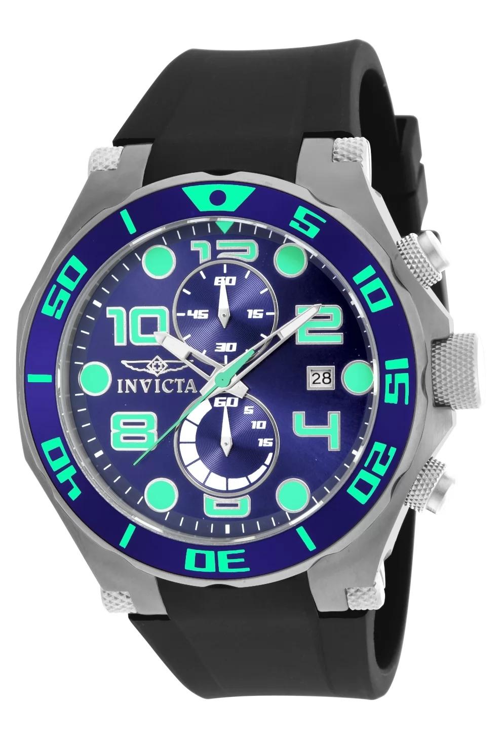 Invicta 17813 17813 Watch - Blue Dial Polyurethane Band