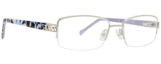 Vera Bradley DIANE PLUM PANSIES 53mm New Eyeglasses